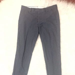 H&M Pants - H&M checked Navy dress pants size 36R H&M Pants - H&M checked Navy dress pants size 36R